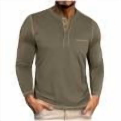 Chbgutlmr Shirts for Men Button Long Sleeve Slim Fitting Comfy Fall Casual Work Office Shirts Tops Pockets