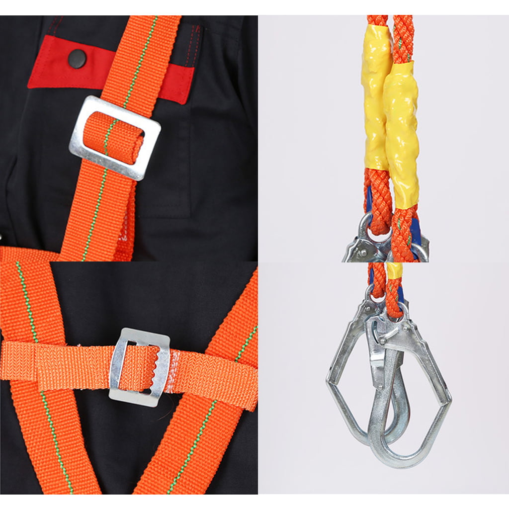 Rescue 2m Full Body Safety Work Harness for 100kg Adjustable 