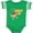 Football Green and White, variant on Monkey Do with Monkey Boys or Girls Baby Bodysuit