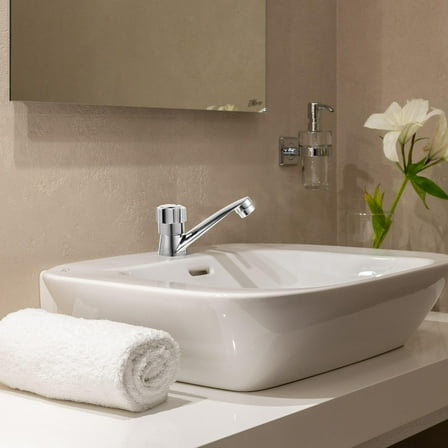 Homoyoyo Single Handle Bathroom Sink Faucet Tap for Home and Commercial Use 1 Set