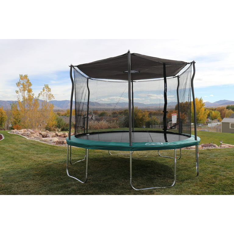 legeplads Gamle tider parti Propel Trampolines Gray Universal Shade Cover for 12' Trampoline (Trampoline  Not Included) - Walmart.com