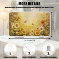 thumbnail image 7 of ZIATUBLES Sunflower Butterfly Print Foldable Ironing Pad Blanket Lightweight Portable Travel Mat Ironing Board Alternative Cover for Apartment, RV, Laundry, 31.5" x 19.6", 7 of 7