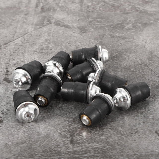 Tornillos universales para parabrisas de motocicleta, m5 x 15 mm, negro, plato -, azul, rojo, fáciles de instalar