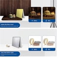 thumbnail image 4 of PCS Photography Cardboard Light Reflector, A3 Size 42x30cm Studio Foldable Light Diffuser Board for Nature, Product, Food Photo Shooting, Gold/Black, 4 of 5