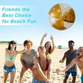 thumbnail image 5 of Glitter Beach Ball 16 Inch Inflatable Beach Balls Gold Confetti Pool Balls for Swimming Pool for Adults Summer Birthday Party Favors, 5 of 9