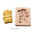 thumbnail image 3 of Moldes Para Galletas Moldes de madera para hornear galletas, moldes para galletas de jengibre 3D DIY, herramientas para fiestas (E) Likrtyny Libre de BPA, 3 of 6