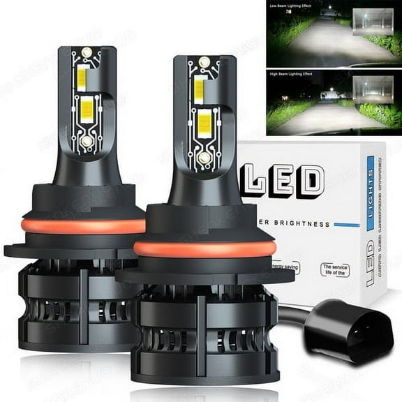 For 1995-2006 Chrysler Cirrus 9007 LED Headlight Hi/Lo Bulbs 6000k
