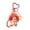 #A02-Red, variant on Halloween Clown Plush Keychain Cute Curly Hair Doll Keyring Kawaii Bag Charm Backpack Accessory Y2K Aesthetic Gift for Women Girls Students