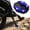 Blue, variant on EDHITNR Motorcycle Side Stand Foot Pad Larger Saddle Support Anti Slip Footrest for Enhanced Stability, Metal Bike Kickstand Extension for Modification Universal Fit for Cruiser Touring