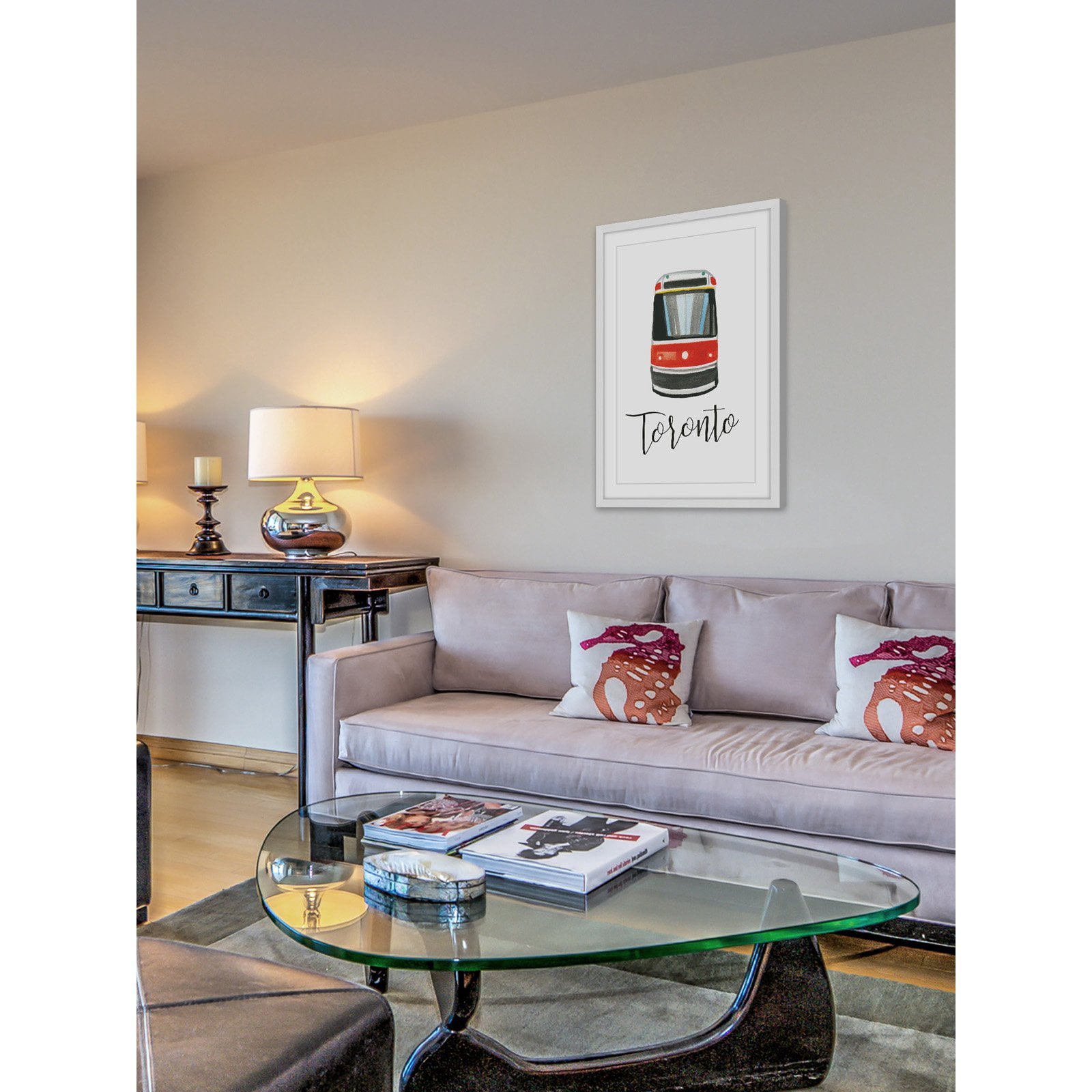 Marmont Hill "Autobus" by Molly Rosner Framed Painting Print