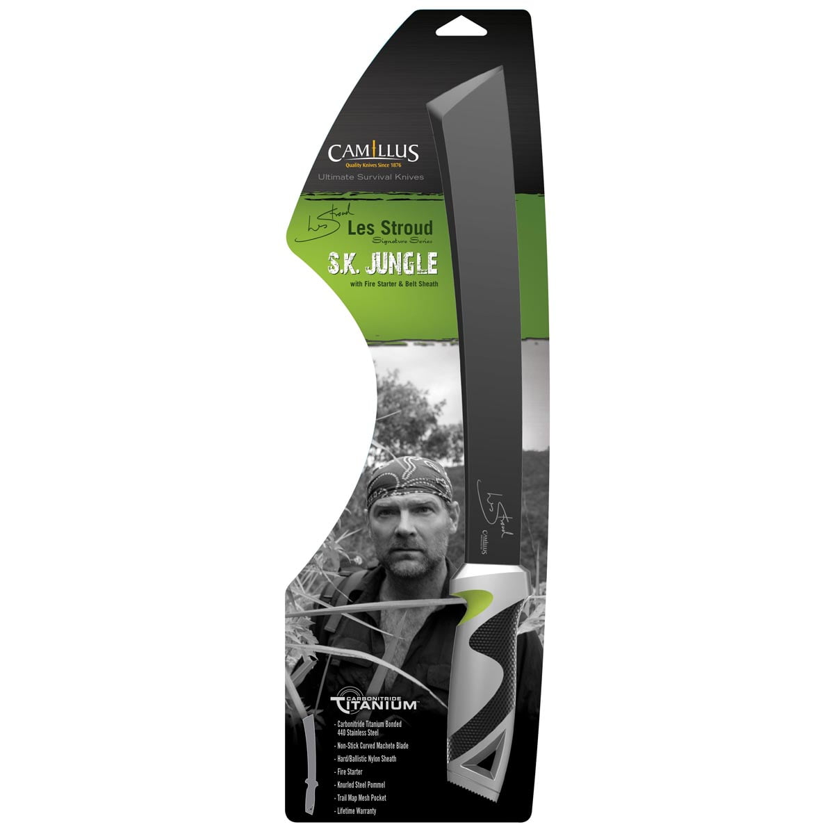 Camillus Les Stroud Sk Jungle Survival 18 Machete Walmart Com