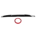 thumbnail image 1 of Rubber Rear Wing Trunk Spoiler Lip Black Universal Aerodynamic Car Modification Accessory, 1 of 6