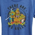 thumbnail image 3 of Teenage Mutant Ninja Turtles - There Are No Rules - Women's Short Sleeve Graphic T-Shirt, 3 of 5
