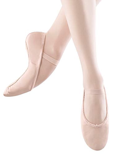 pink leather ballet slippers