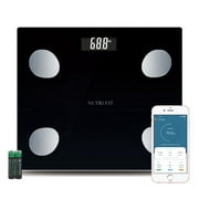 NUTRI FIT Smart Scale for Body Weight and Fat, Digital Bathroom Body Scales Composition Analyser