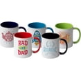 thumbnail image 4 of JPPlus 11oz Sublimation Mugs with Colored Handles & Interiors | Tazas para Sublimar, Bulk Mugs for Custom Designs & Branding | White Mugs Set of 12 or Case of 36- Red (12), 4 of 8