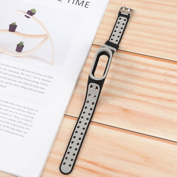 CATIEBYE Silicone Wristband Watch Strap for Smartwatch, Smooth Comfortable Design, Replacement Band
