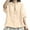 Beige, variant on Ashirexll Womens Casual Tops, Tops for Women Trendy, Summer Button V Neck Solid 3/4 Sleeve Casual Blouse for Ladies Fashion