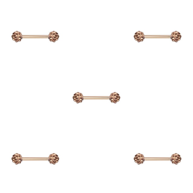 Qarigey Anillo para pezones, decoración de cuerpos pequeños, accesorio de joyería, Piercings creativos para senos, elegante para el cuerpo Type2 NO2 Qarigey CBP271057