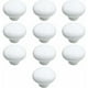 thumbnail image 1 of Perilla de puerta 10 PCS Manija de puerta de cerámica Perillas de puerta de cajón de gabinete de cocina Blanco 33 mm, 1 of 5
