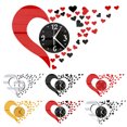thumbnail image 4 of Juego de pegatinas de reloj de pared con espejo 3D decoración del hogar PS póster calcomanías póster Paster decoración cocina sala de estar Vogacara JJ18146-06, 4 of 6