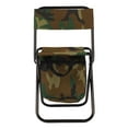 thumbnail image 4 of Silla de camping de tubo de acero de tela Oxford, silla plegable portátil, taburete con bolsa para pesca, picnic, playa, camuflaje, 4 of 15
