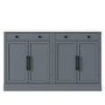 thumbnail image 5 of Newboti Furniture Modern Freestanding Kitchen Pantry,Buffet Food Storage, Coffee Bar Cabinet with Drawer, 2 Adjustable Shelves and 2 Door Shelves for Dining, Kitchen, Set of 2, Gray 35349, 5 of 17
