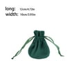 thumbnail image 2 of Bolsas de terciopelo Bewildely para joyas organizador de Almacenamiento de cuentas paquete de cubierta antipolvo para aperitivos bolsa de Almacenamiento y organización del hogar Verde oscuro, 2 of 6
