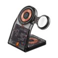thumbnail image 4 of COM1950s Wireless Phone Charger, Magnetic Phone Charger, Transparent Magnetic Three-In-One Wireless Charger Mobile Phone 15W Fast Charging Multifunctional Watch Charging, Magnetic Wireless Charger, 4 of 5