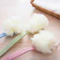 thumbnail image 5 of Cepillo para el cuerpo de ducha con cerdas y lufa, esponja de malla para baño con mango largo curvado para baño exfoliante de la piel, cerdas de masaje adecuadas para mojado o seco, hombres, 5 of 5