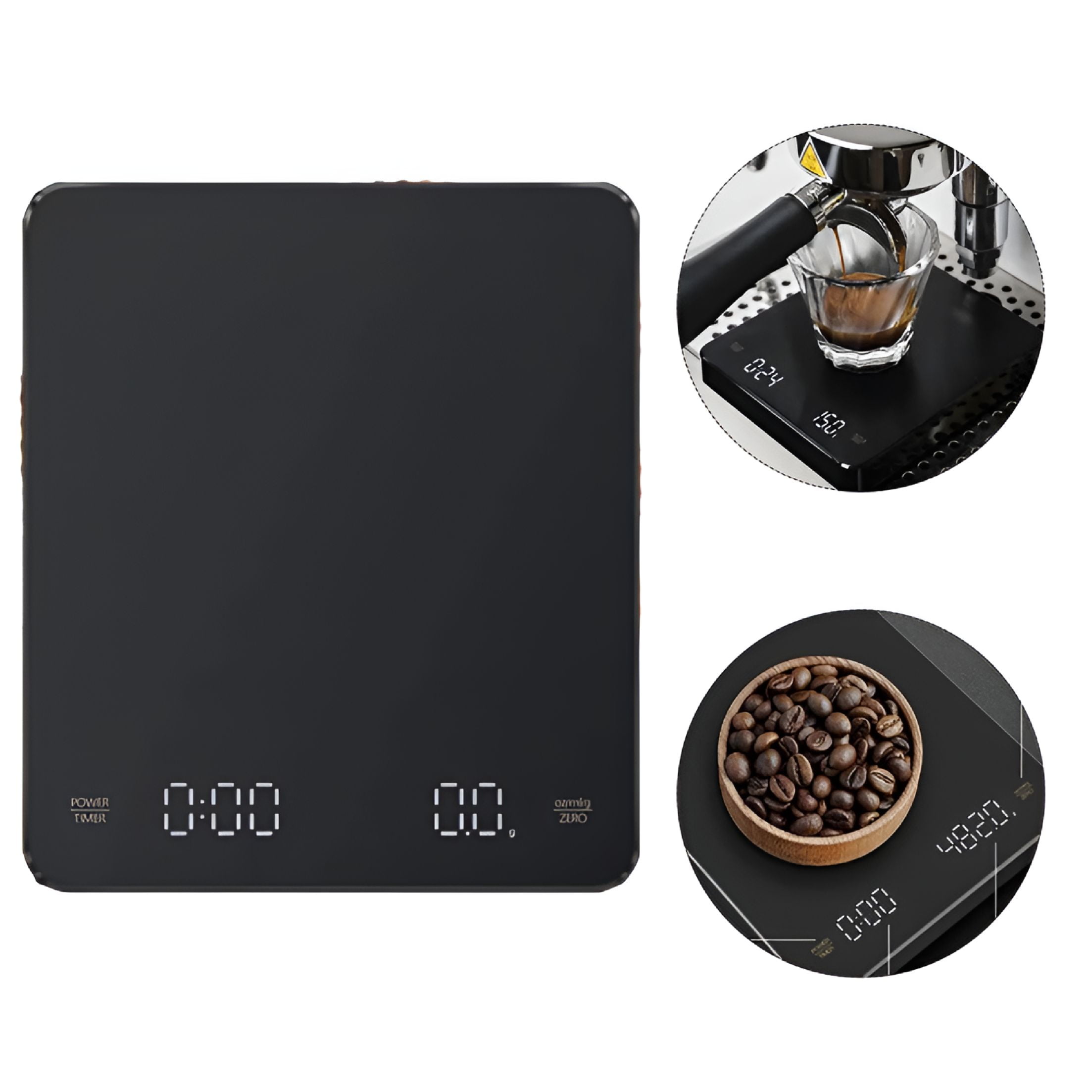 GJX 2026 New Usb Digital Coffee Scale with Timer Electronic Hand Drip Coffee Scales for Coffee,Espresso,Tea,Baking,Kitchen