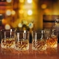 thumbnail image 2 of Tucorresi Juego de 6 Vasos de Whisky, Whiskey Rocks Vasos Antiguos, Vasos de Barra sin Plomo, Regalos para Hombres, 11 onzas para beber escoc&eacute;s, bourbon, vodka, tequila, ron, co&ntilde;, 2 of 8