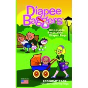 Diapee Baggers-Disposable, Recyclable Diaper Sacks (3 Pack, 300 Bags Total)