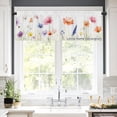 thumbnail image 2 of Rod Pocket Polyester kitchen Curtain Valances for Windows For Indoor Living Room Bedroom Kitchen Decoration 54x18 inch, 2 of 5