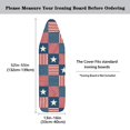 thumbnail image 5 of HELLHERO American Flag Design Ironing Board Cover 3 Fasteners Lightweight & Breathable Soft Elastic Edge, 5 of 5