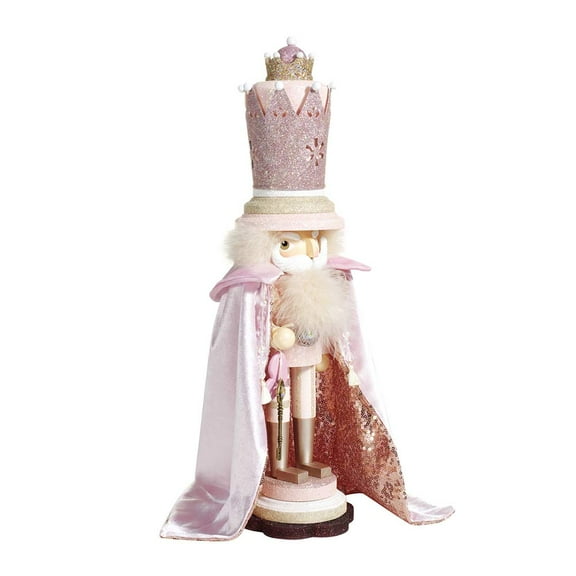 Kurt Adler 19-inch Hollywood Pink King Nutcracker