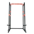 Sunny Health & Fitness Power Zone Power Rack, Home Gym Station Power Cage, Strength Exercise