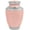 Powder Pink & Silver, variant on Aluminum Handcrafted Urn - Elegant Keepsake Holder for Adult Human Ashes (Powder Pink & Silver)