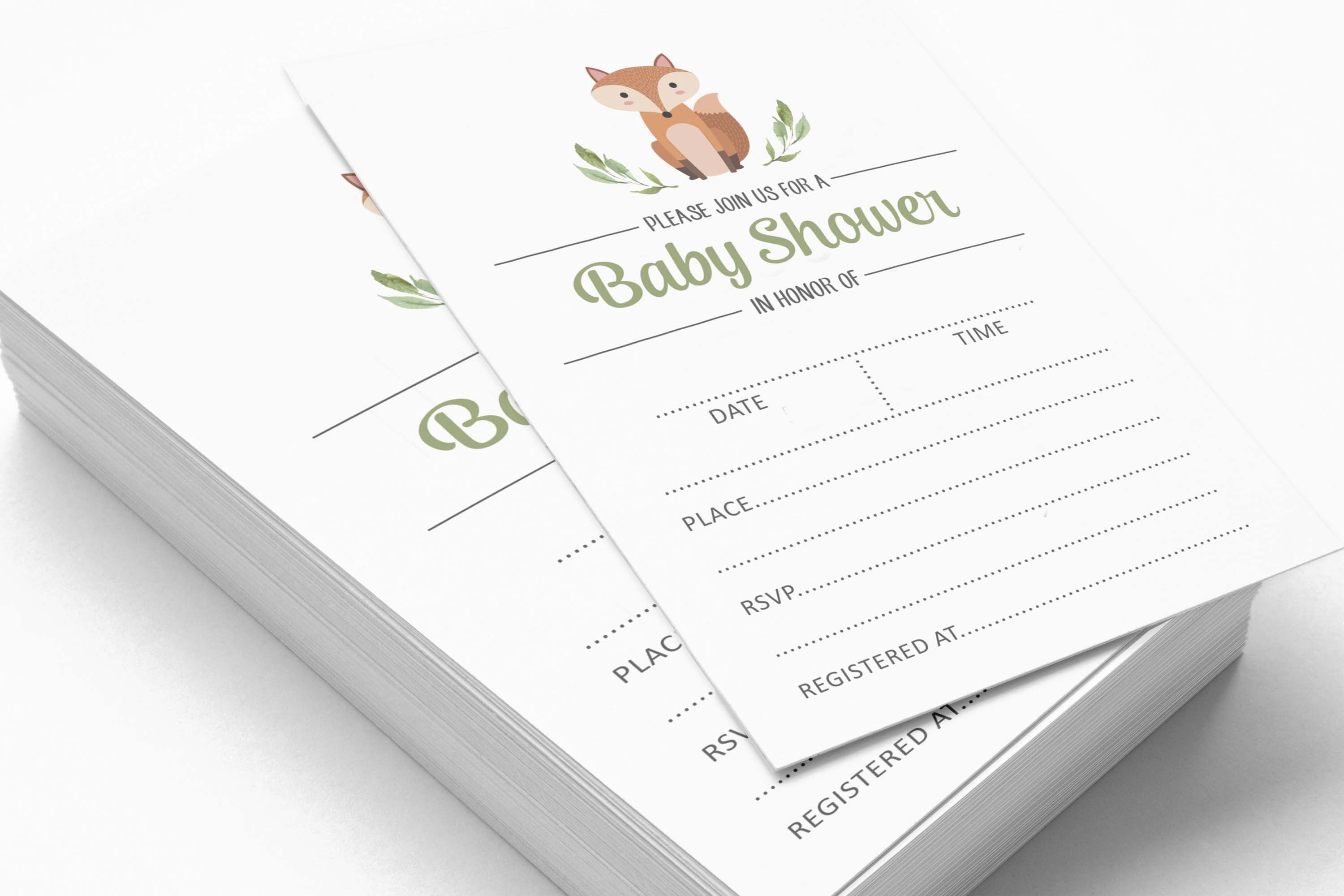 Inkdotpot Set Of 30Jungle Animals Baby Shower Invitations-Diaper Raffle Tickets And Baby Shower Book Request Cards Gender Neutral Invites Its A Boy Its A Girl