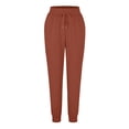 thumbnail image 5 of DDAPJ pyju Cotton Linen Pants for Women Lightweight Drawstring Jogge Athletic Pants Breathable Comfy Summer Beach Lounge Trousers with Pockets Gold XXL, 5 of 6