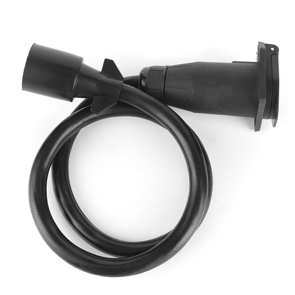 Ecoyyzn Trailer Wiring Adapter,Trailer Wiring Connector,Trailer Extension Cord 7 Way 3ft Double Prong Male Plug Connector RV Connecting Line