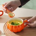 thumbnail image 5 of Halloween Pumpkin Cup Cute Ceramic Pumpkin Mug Funny Ceramic Coffee Mug Pumpkin Tea Cups Cereal Bowl Candy Cookie Jar Autumn (Pumpkin Cups  Pump), 5 of 7