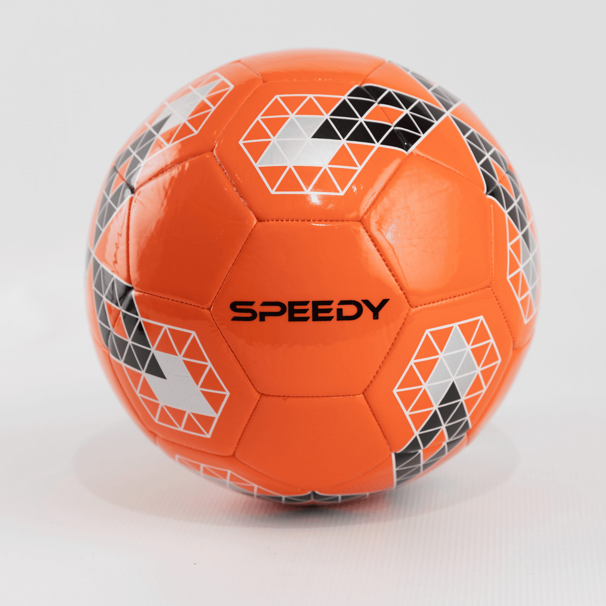 Invicto's Speedy Soccer Ball, Orange, Premium PU, Machine-Stitched, Size 5