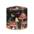 thumbnail image 2 of Xoenoiee Kitchen Appliance Accessories Dust Cover for 8 Qt Electric Pressure Cooker/Air Fryer/Rice Cooker/Steamer, Butterfly Snail Mushroom Print Pressure Cooker Cover with Handle and Pocket, 2 of 6