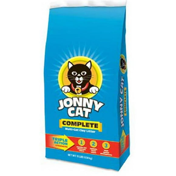 Johnny Cat C71130 10 Lb Formule Parfumée Multi Cat Litière Cat - Lot de 3