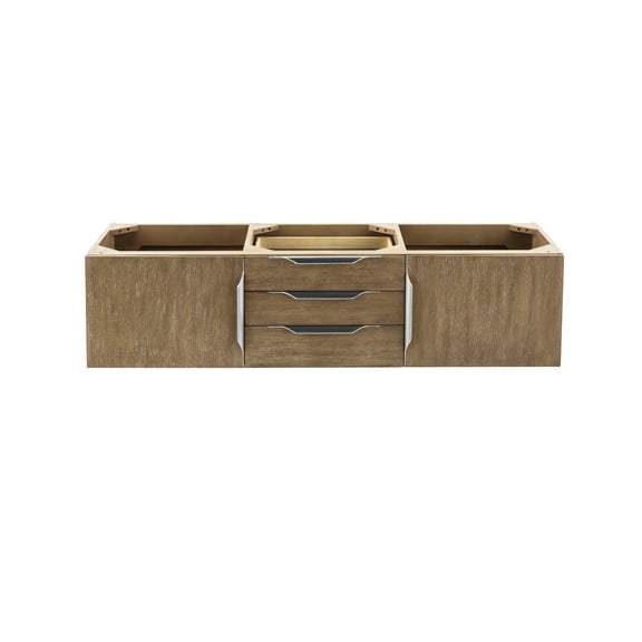 James Martin Vanities 983-V59D-LTO Columbia 59" Double Wall Mounted Vanity Cabinet - Wood