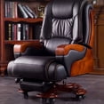 thumbnail image 2 of Leather Classy Office Chairs Design Pillow Elastic Desk Gaming Chair Lounge Normal Back Rest Sillas De Oficina Rome Furniture My Lux Decor Round, 2 of 26