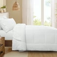 thumbnail image 5 of RUIKASI 7 Pieces White King Size Bed Comforter Set - Down Alternative Comforter, Sheets, Pillowcases For All Seasons, 5 of 8
