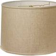 thumbnail image 5 of HomeRoots 470187 16 in. Throwback Drum Linen Lampshade White, 5 of 9
