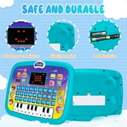 Educational Toys for Boy Girls Age 2-9 Year Old Tablet Toy for 1 2 3 Year Od Toddlers,Electric Learning Toys with Light and Music Interactive Toy for 1-4 Toddlers Numbers Alphabet Toy